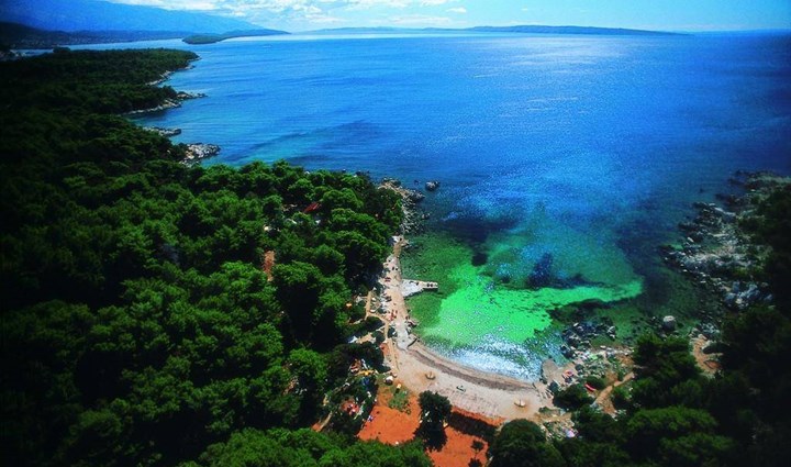 Suha Punta auf der Insel Rab in Kroatien